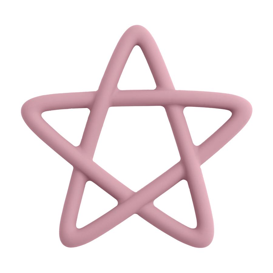 Baby Silicone Teethers Toy Food Grade Newborn Pacifier Molar Chewing Teething Toy Cartoon Star Baby Grip Training Toy
