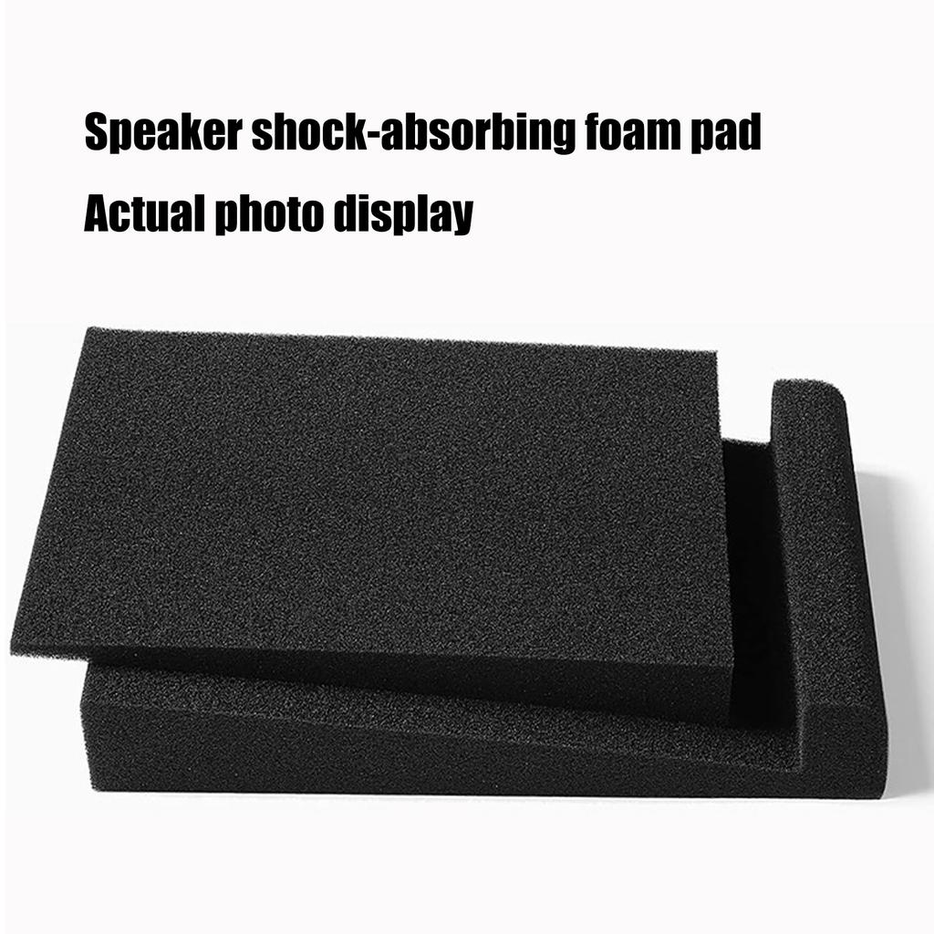 Shock Absorbing Speaker Sponge Pad Vibration Damping Desktop Base Enhances Low Frequency Performances Anti Slip Design