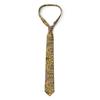 8cm Leopard Print Tie Adjustable Men Necktie Fashion Snakeskin Print Tie  Halloween