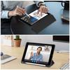 For iPad 10.2 (2021)/(2019)/(2020) Case Tri-Fold Stand Leather Tablet Cover with Pencil Holder