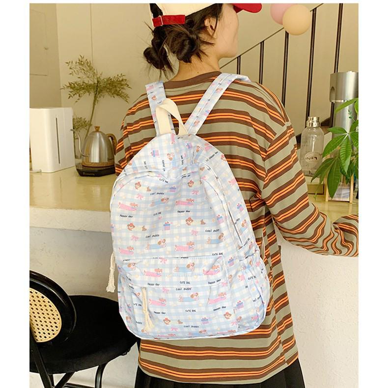 2025 Koreanischer College-Stil Große Kapazität Niedlich Leichter Rucksack für Reisen