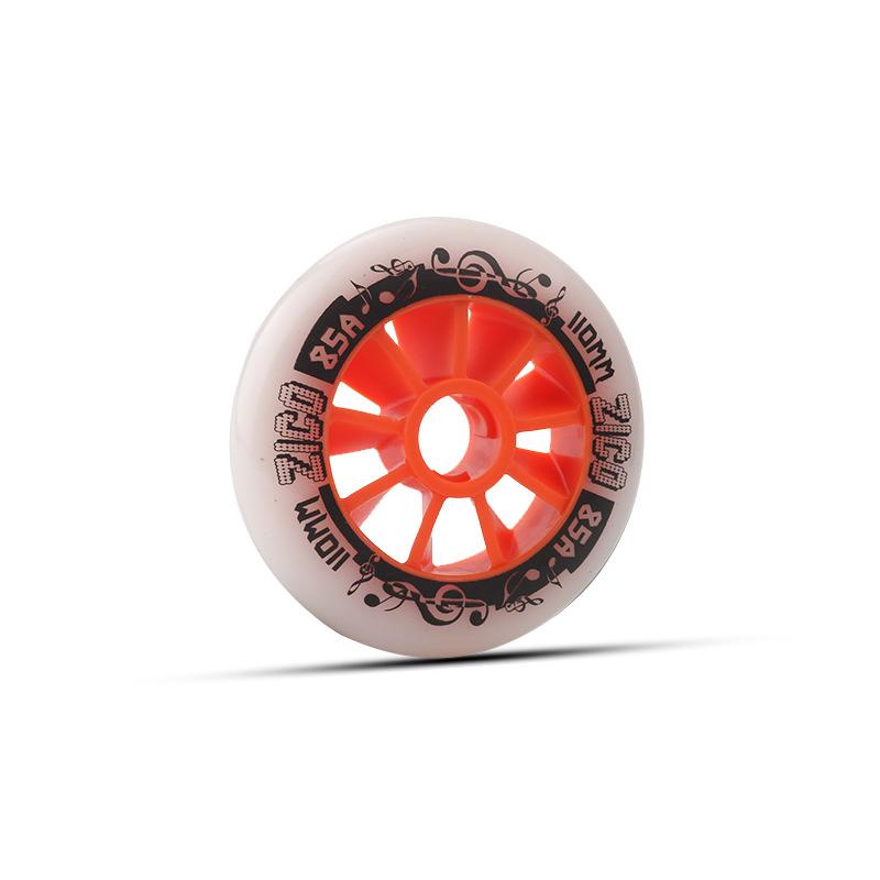 Roller Skates, Speed Skating Wheels, Street Brush Wheels, Racing Big Cake Wheels 90/100/110MM High Elasticity and High Wear Resistance 85A