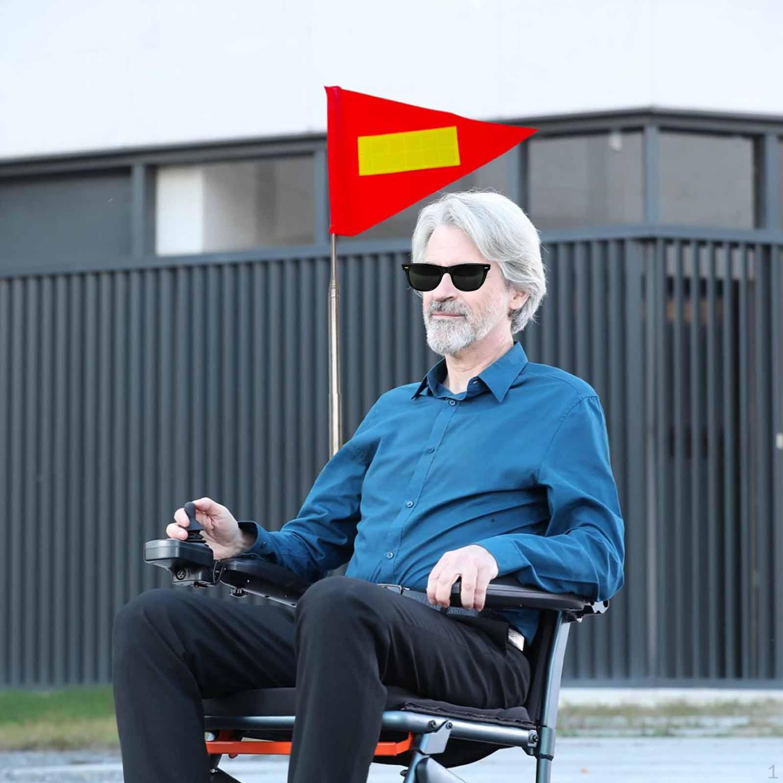 

Flag Pole Kit with Reflective Strip for Outdoor Trailer