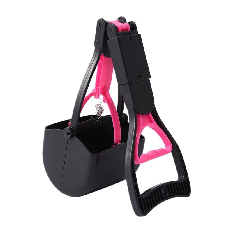 Folded Dog Waste Scooper Germproof Waste Scooper Portable for Easy Storage and Travel for Walking Pet Owners