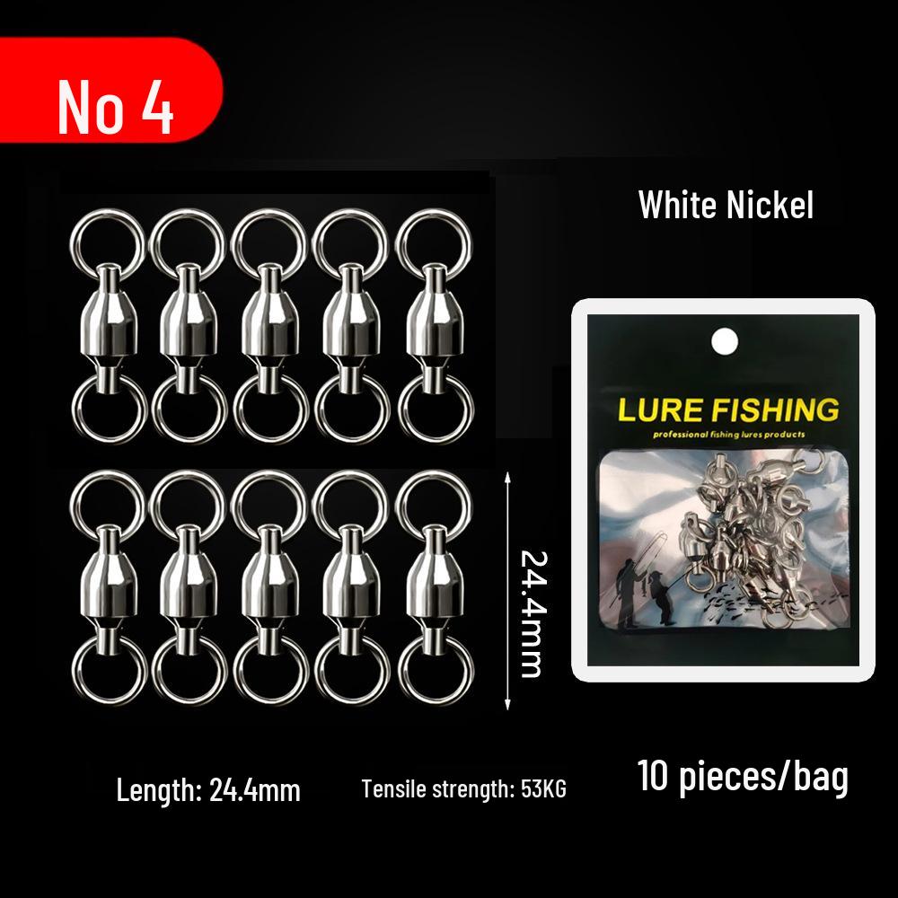 304 Stainless Steel Figure-Eight High-Speed Fishing Swivel Connector with Pin A53
