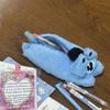 Large Capacity Cartoon Cat Plush Bag Cartoon Animal Cat Plush Pencil Pouch  Student