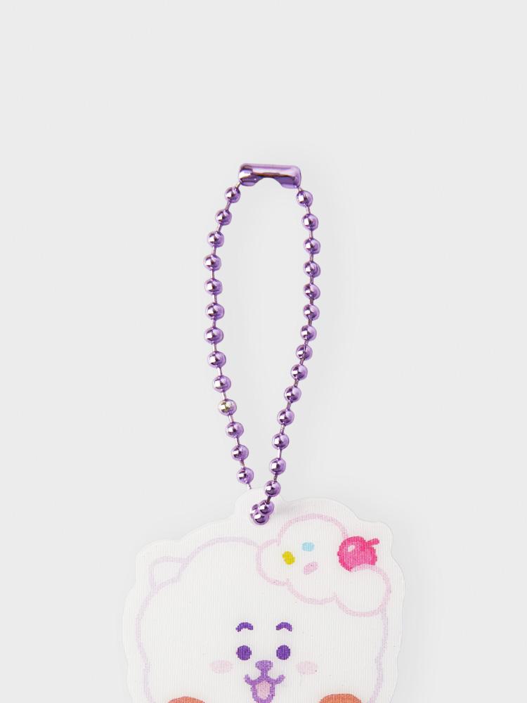 Line Friends BT21 RJ On The Cloud Edition Lenticular Keyring