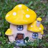 AEE2-Miniature Statue,Resin Fairy Garden House Statue,Miniature Landscape Garden Decorative Plant Pot Ornament