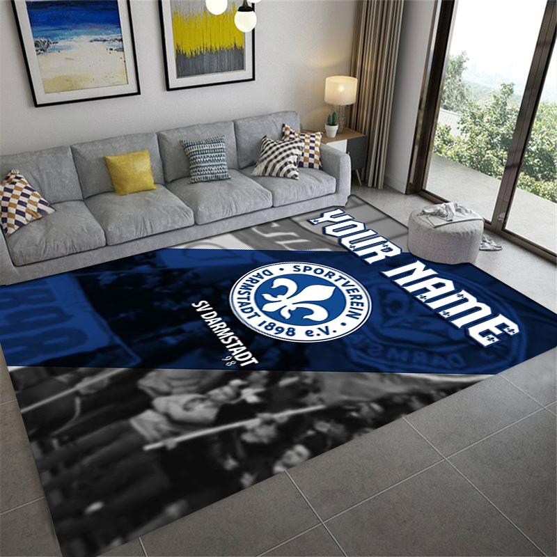 Custom Name SV Darmstadt 98 Carpet Rug for Living Room Bedroom Home Sofa Decoration,Kids Play Non-slip Floor Mat