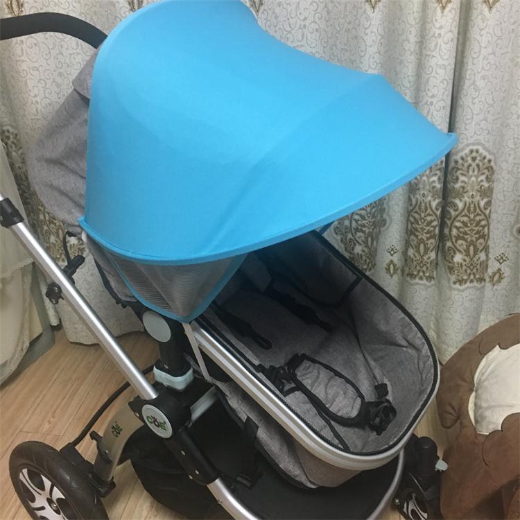 Canopy Pare-soleil Universel pour Poussette pour Bébé avec Protection Solaire Coupe-vent