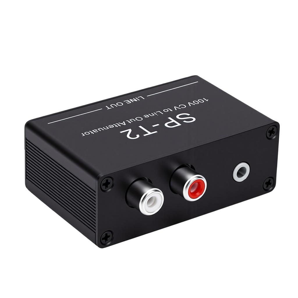 Audio Attenuator HiFi Speaker Level to AV Line Output Converter 20Hz 20KHz Common Ground Isolator for Subwoofer Power
