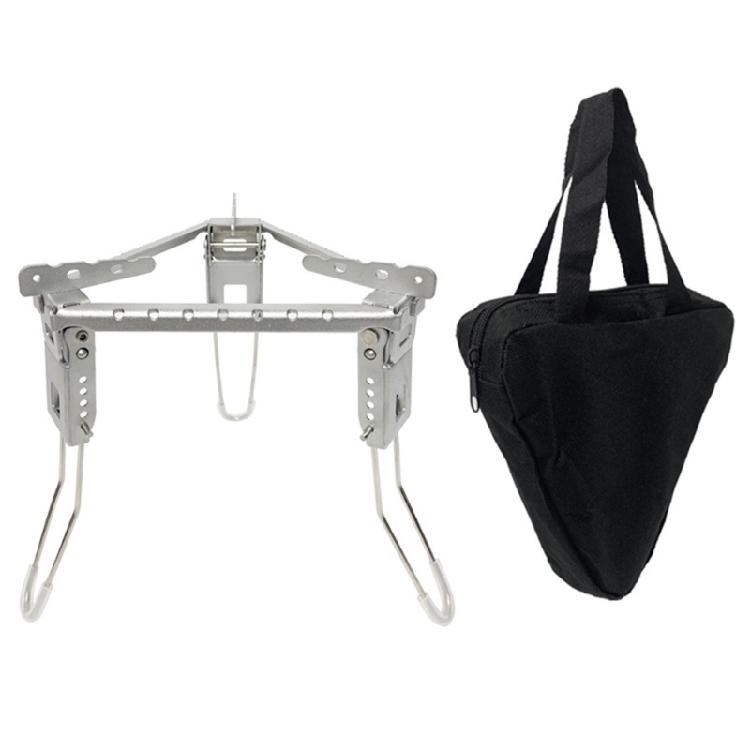 Folding for Burner Bracket Outdoor Stove Pot Rack Cooking Foldable for Triangle