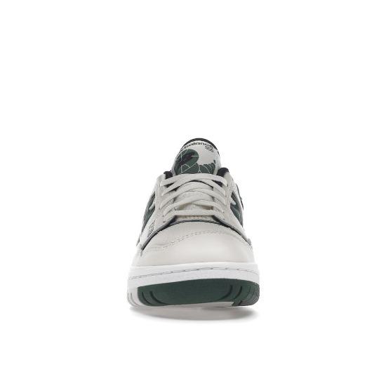 New Balance 550 Sea Salt Pine Green Unisex Sneakers White Black BB550VTC