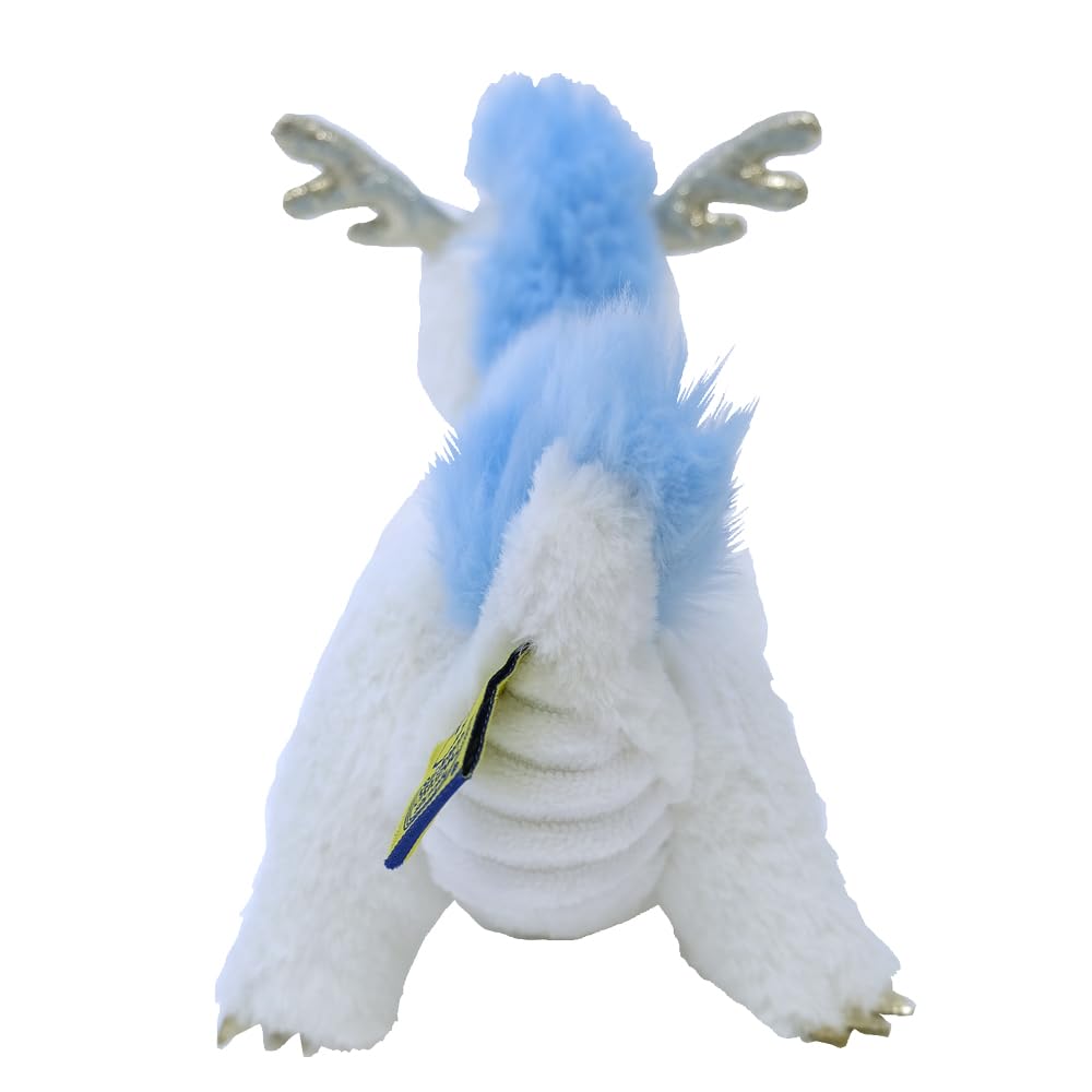 SunLemon Dragon White Small 12 x 21 x 16cm Plush Animal Fluffy's P-8912