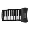 Hand Roll Piano 61 Key Foldable Silicone Rechargeable Electric Keyboard Musical Instrument
