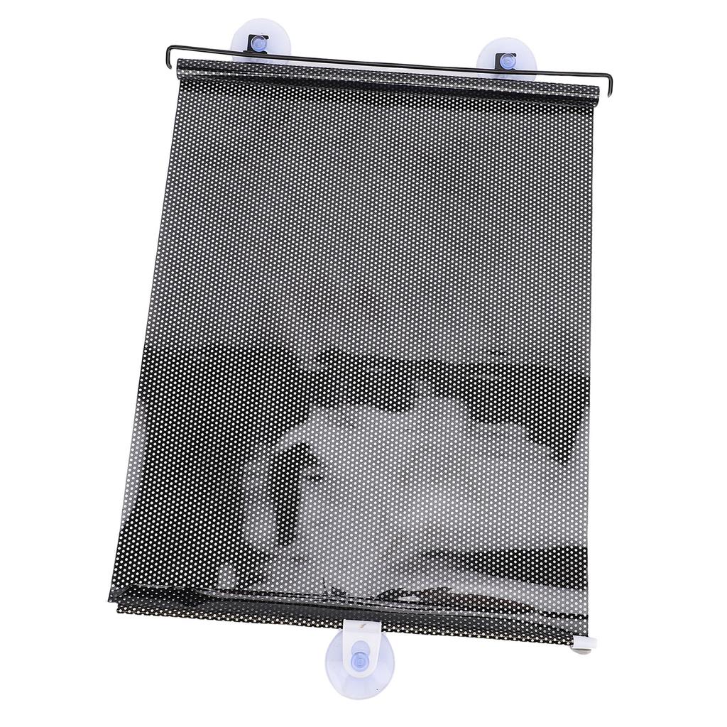Auto Retractable Roller Sun Shade Block Strong Sunlight Car Windshield Sun Shade with 3 Suction Cups for Car Window 40