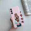 Cover Case For Samsung A34 5G Phone Shell On Samsung Galaxy A54 5G Back Cover Girl Silicone Soft Casing Shockproof Bumper Fundas