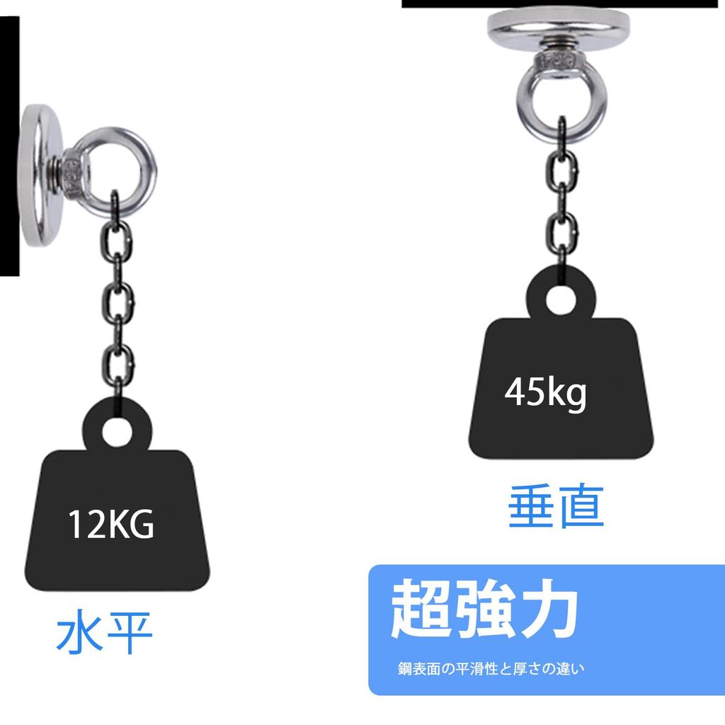 OCEUMAOA Super Strong Neodymium Magnet Pack of 32mm 35kg Weight Powerful Super Strong Strong For Commercial Wall and Warehouses Hooks, 8, Diameter,