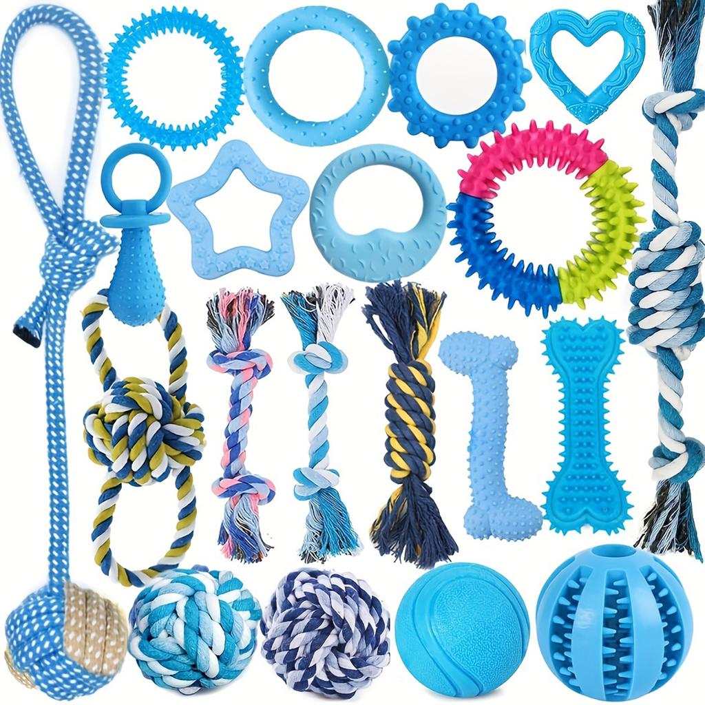 20 Pack Dog Toys Set, Rope Toys for , of War Toys for Boredom , Colorful Interactive Pet Toys for Small Medium Large Dogs