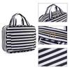 Travel Toiletry Bag for Women Large Capacity Makeup Bag Cosmetic Organizer with Hanging Hook  Cotton pink