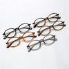 Oval Frame Photochromic High-Definition Myopia Glasses Unisex Ultra-Lightweight Comfortable Anti-Blue Light Eyewear 0 To -4.0