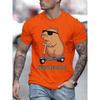 Dolphin pattern T-shirt for men and women 3D printed fashionable and cute short sleeved top