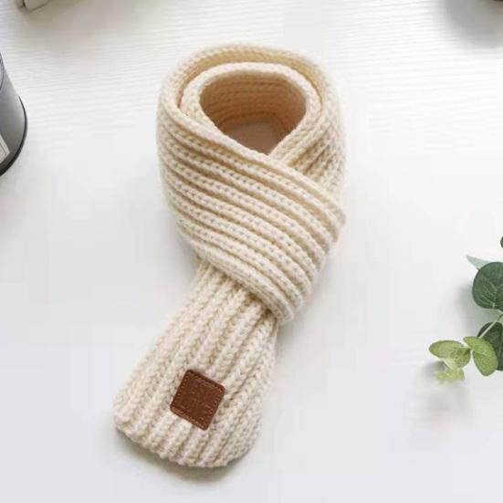 Kinder Winterschal Dick Einfarbig Gestrickt Weich Hochelastisch Warmhalten Jungen und Mädchen Leicht Nackenwärmer für den täglichen Gebrauch