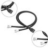 Computer Cooling System Cable Adapter Maximize Performance Durable 4-Pin Fan Efficient Ideal for CPU Graphics Card Fans Black Casing