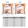 L-Lulu Pig Pillow Case  Comfy Pillow Cover Funny Pillowcases For Living Room Sofa