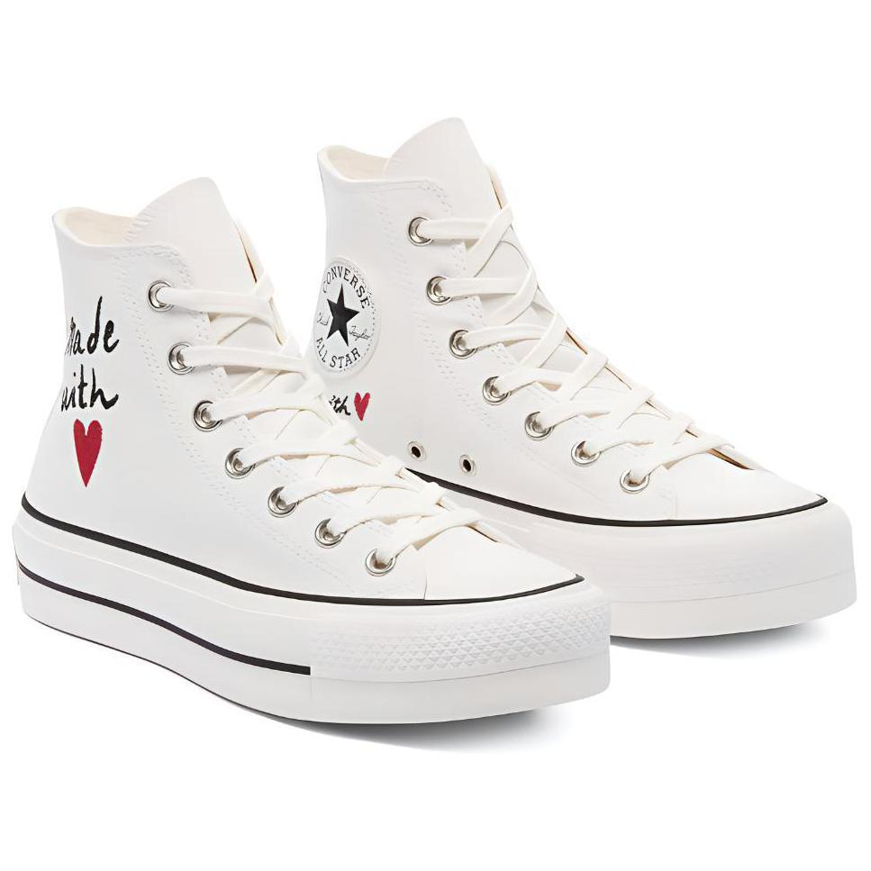 Chuck Taylor All Star Wmns Converse Lift High 'Valentine's Day - Vintage White' Women's 571119C