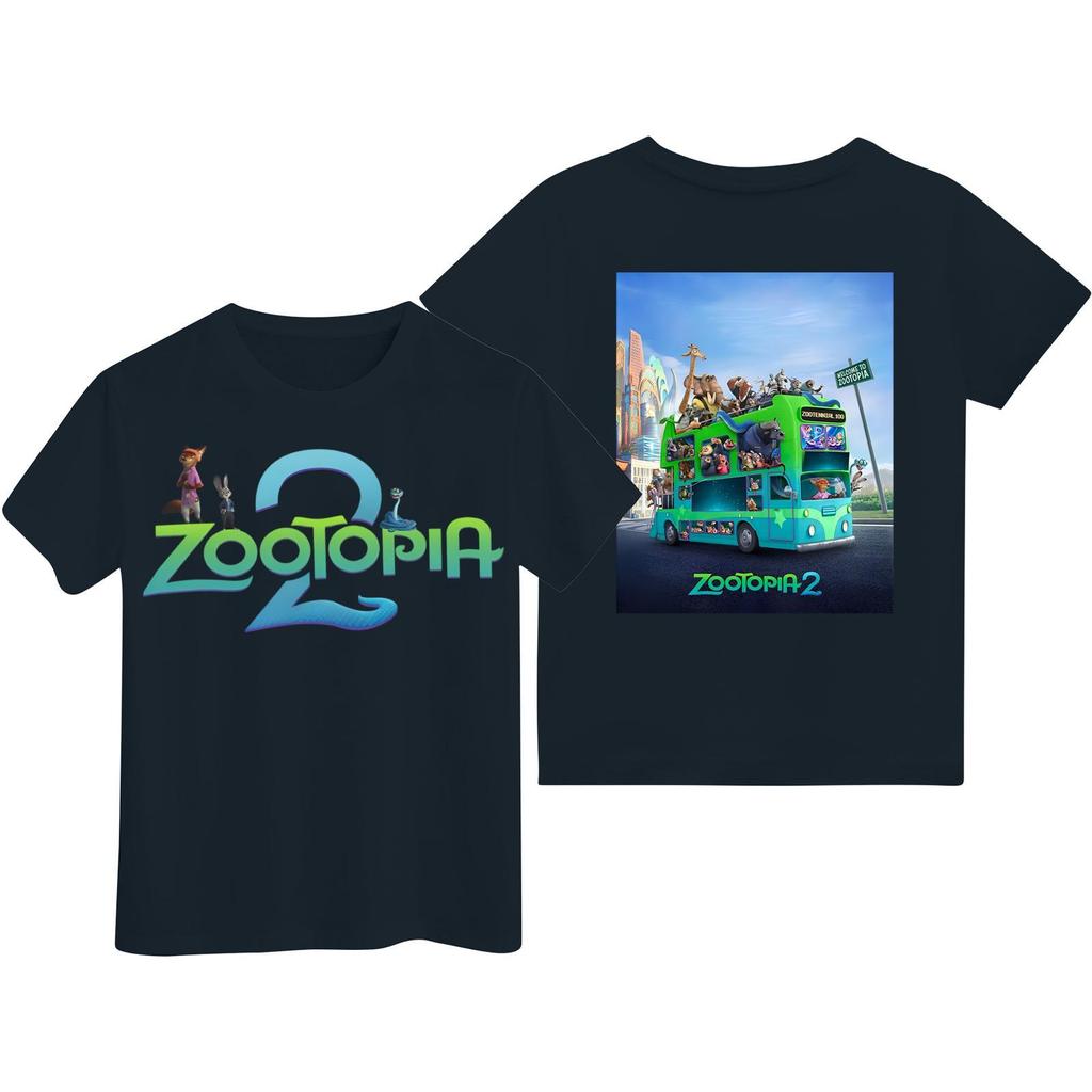 Children's Casual Fashion Cartoon Print Short-sleeved T-shirt Top