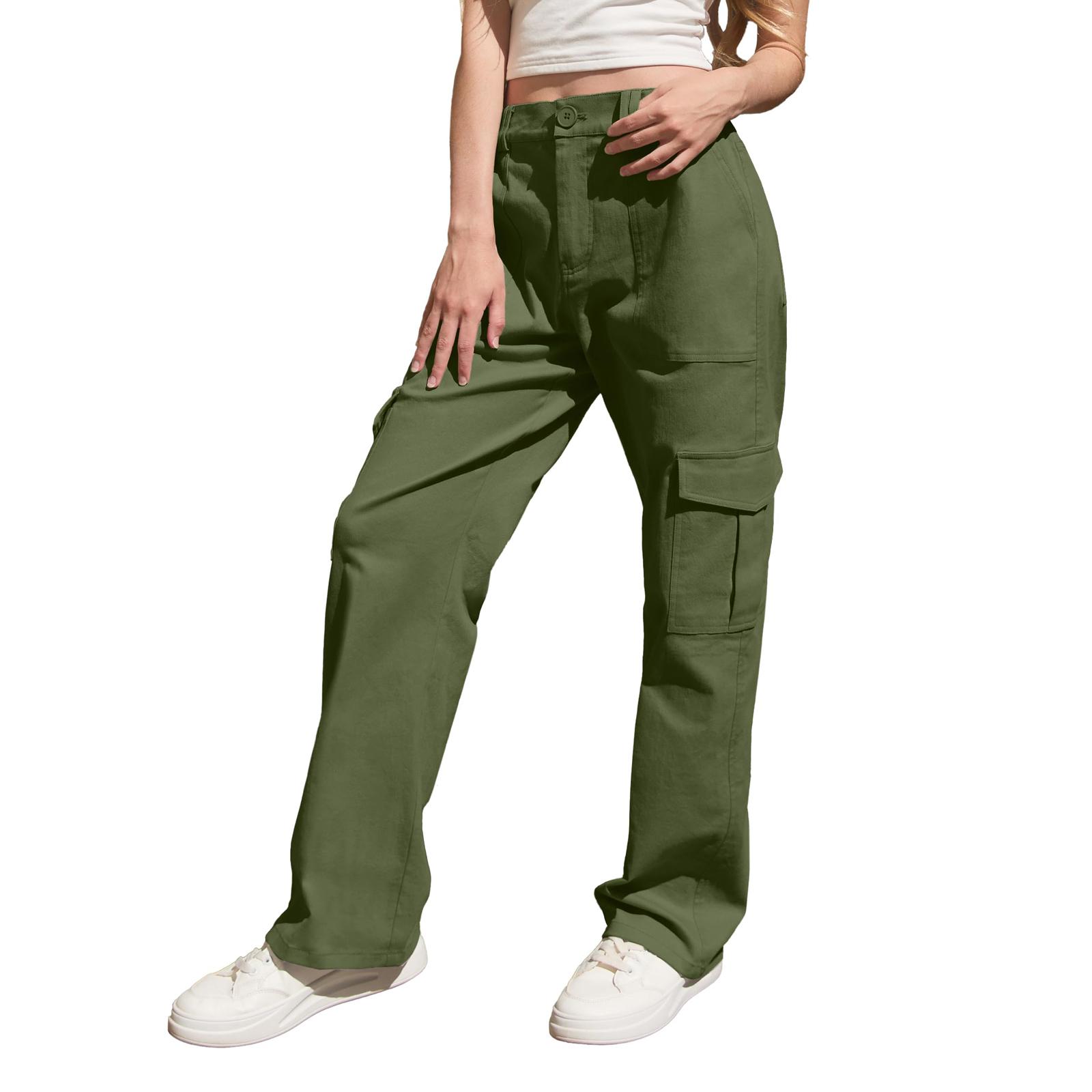 

Womens Jumpsuits Overalls Summer V Neck Sleeveless Causal Wide Leg Rompers S зелений