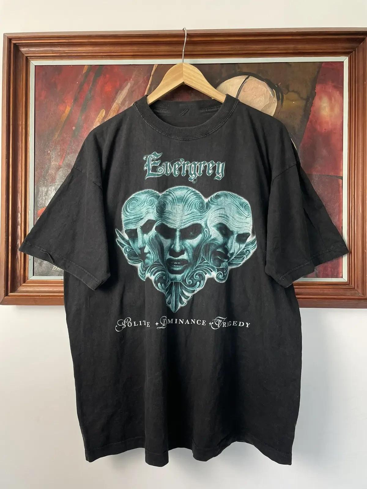 NEW! Evergrey Band Black Cotton Shirt Full size S-5XL L56 S