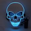 Horror Props Halloween Cosplay Skull Helmet White Skull Mask Halloween Skull Mask Luminous Mask
