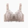 Embroidered Gathering Bra Women's Adjustable Underwear Lace-holding Bra Large-sized Sexy Lace Bra