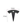 Autoaufkleber Tesla 3D ABS Chrom Schwarz Logo Auto Lenkradabdeckung Aufkleber Abzeichen Emblem Für Tesla Model 3 Y X S Aufkleber Ersatz