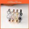 Stone Silver Gold Color White Cz Love Infinity Ring Engagement Adjustable Ring Wedding Opening Rings For Women Fashion Jewelry