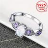 An exquisite and flawless 925 sterling silver ring is very suitable for women's jewelry