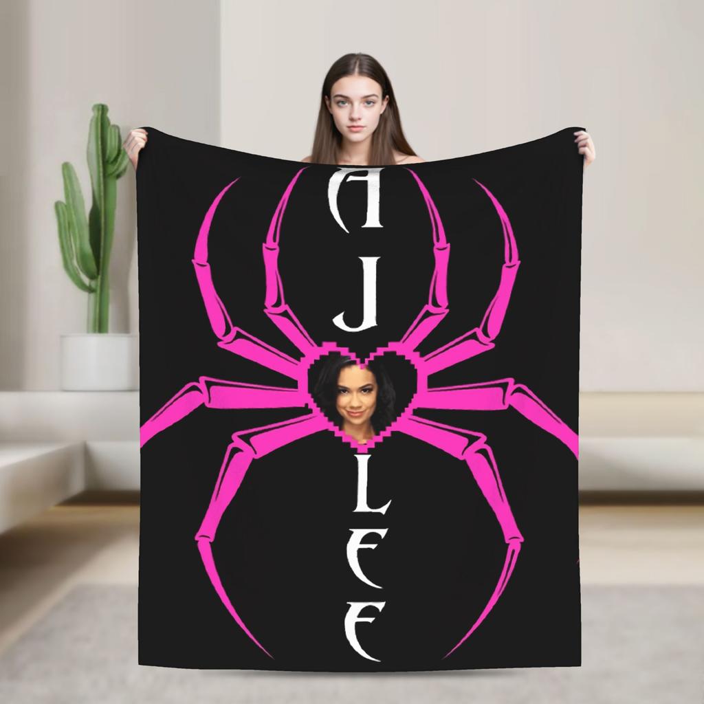 Super Warme Decke Camping AJ Lee Wrestling Divas Überwurfdecke Flanell Tagesdecke Für Draußen Neuheit Sofa Bettbezug