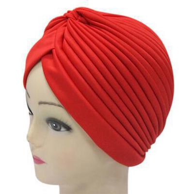 Turban 1 Stück Kopfwickel Erwachsener Indische Mütze Dehnbar Geknotet Chemo Hijab Heißer Verkauf Muslimischer Hut Hochwertiges Stirnband Beliebte Bandanas Für Frauen Einzigartig