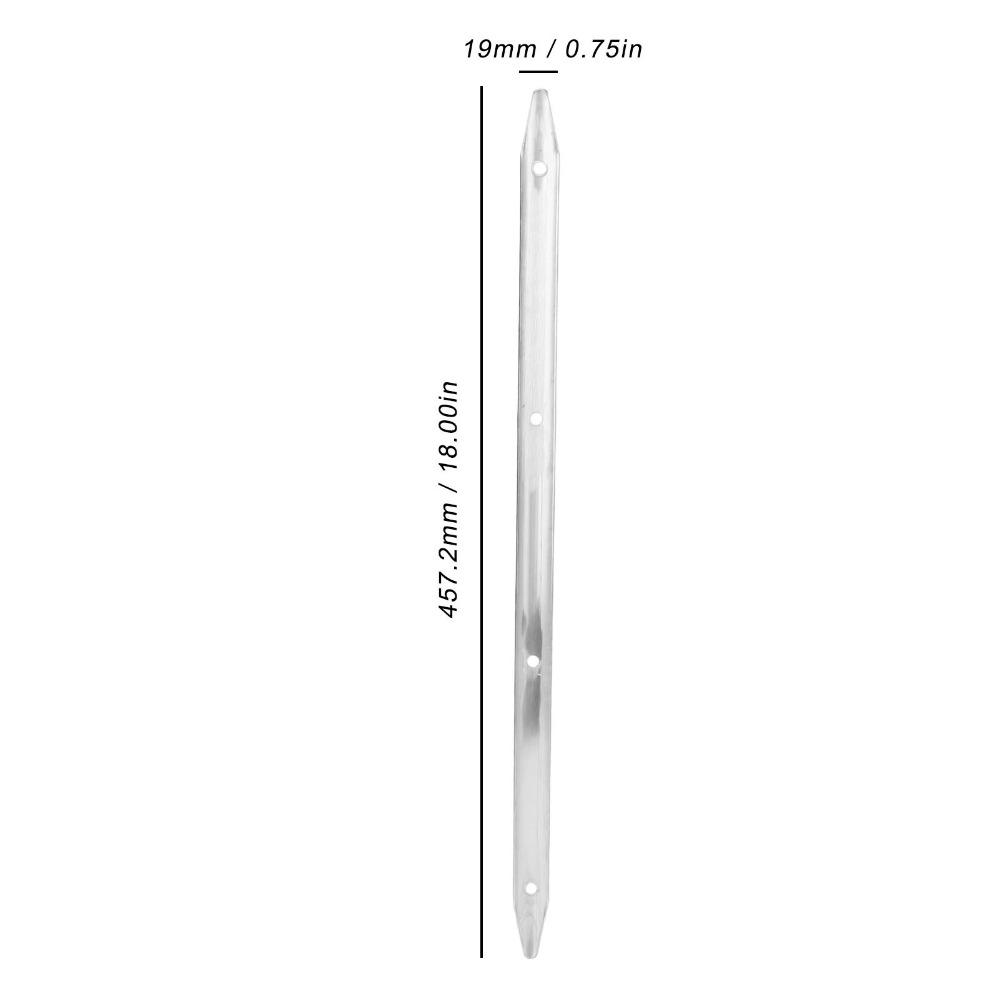 Silver Rub Strake 316 Stainless Steel Boat Rub Strake Marine Boat Mooring Lines  Boat Mooring