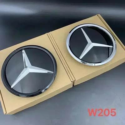 1 vnt. Automobilio priekinės grotelės Žvaigždės logotipas Ženkliukas Veidrodžio apačia 3D ABS logotipas W205 W176 W212 W218 C117 CLA GLA CLS GLC klasei