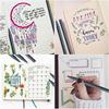 0.38MM 24 Vibrant Colors Set Fineliner Pen Fine Line Point Colored Writing Drawing Markers Pens
