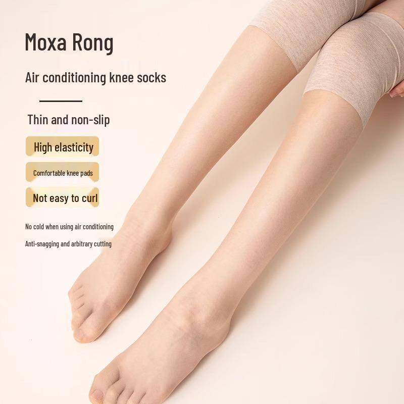Women's Non-Slip Over-the-Knee Warm Calf Stockings – Anti-Snag, Spring/Summer.