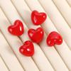 10pcs Multipurpose Heart Shape Beads Acrylic Craft Beads DIY Spacer Beads  Craft Supplies