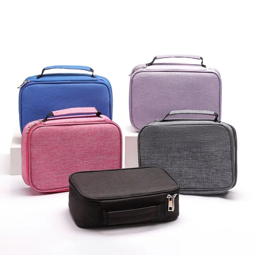 Large Capacity Pencils Storage Bag Oxford Cloth Painting Pen Holder Student School Supplies