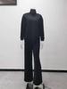 2025 Spring/Summer European & American Women's Knit Lace-Up Fashion Casual Two-Piece Suit
