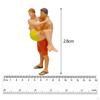 1/64 Couple Figure Model Diorama Scenery Layout Decoration Train Railway S Scale Fairy Garden Hand