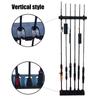 Fishing rod display rack household wall mounted fixed rack display rack vertical wall mounted fishing gear collection and store