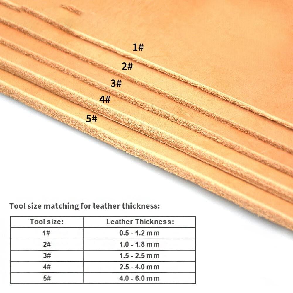 Leather Edge Beveler Tool Leathercraft Tool Leather Skiving Tool DIY Ostrá ořezávací fréza Kožená kulatá fréza